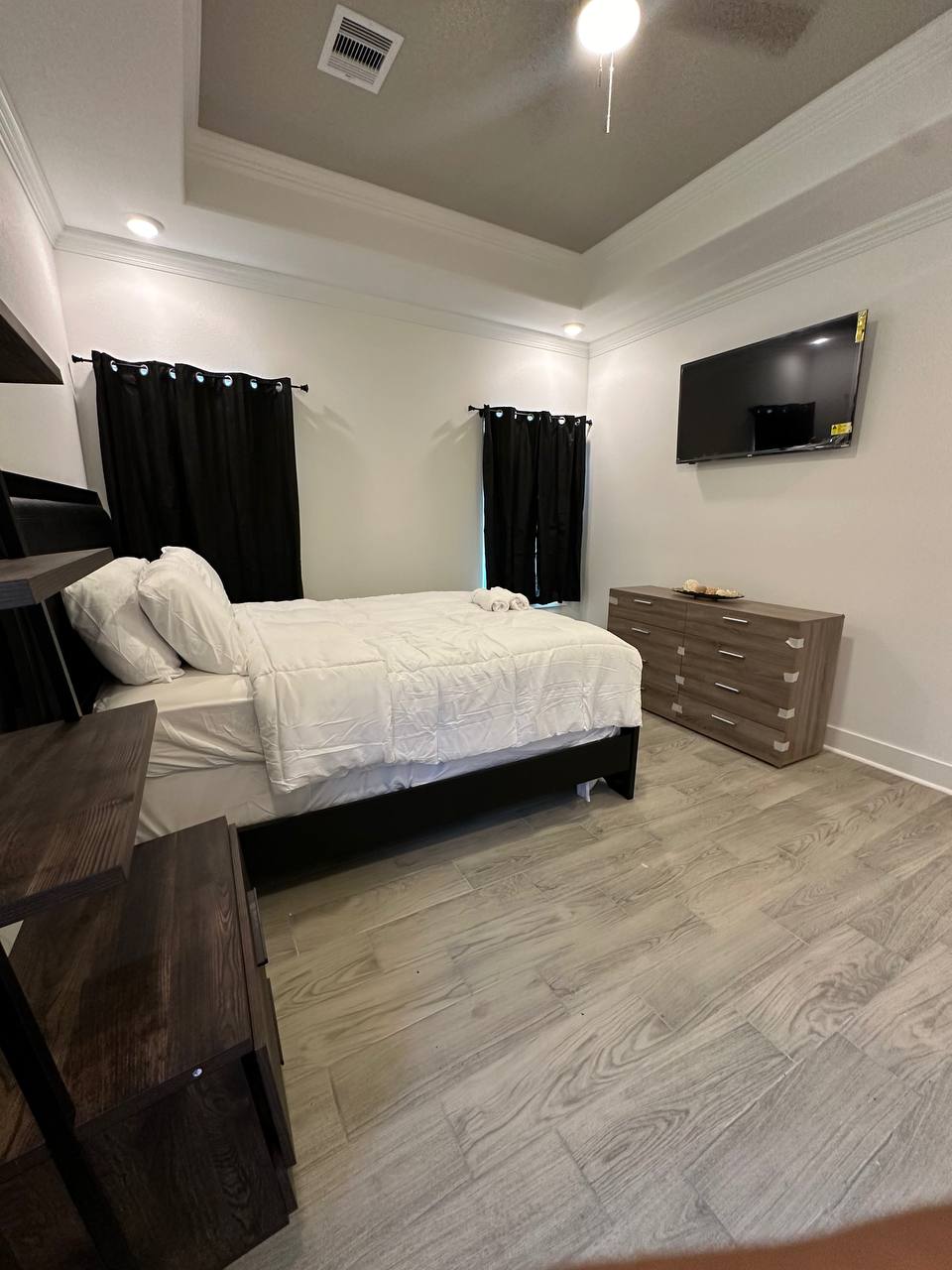 Bright furnished bedroom